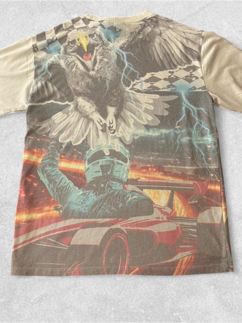 California Speed Racing Graphic Tee - Cream - Picture 3 of 4